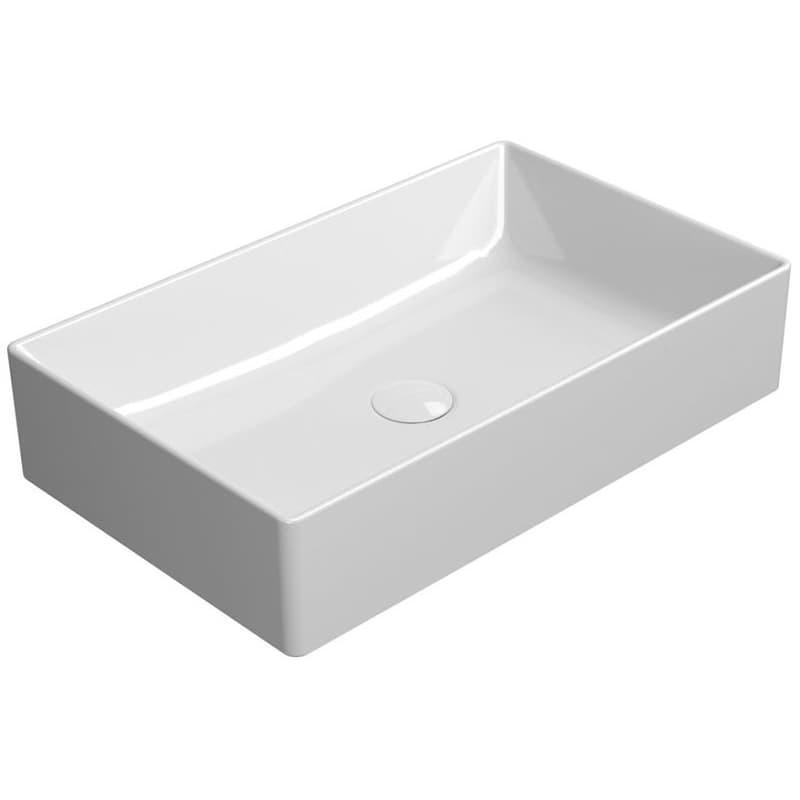 GSI - KUBE X keramické umývadlo na dosku 60x37cm, biela ExtraGlaze 945311