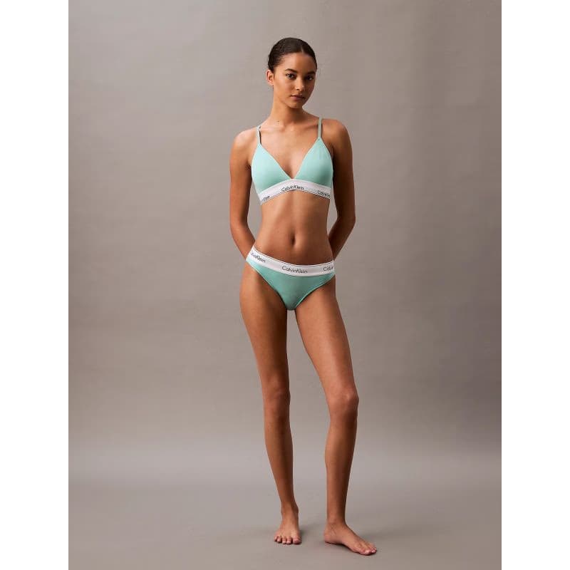 Dámska podprsenka CALVIN KLEIN LIGHTLY LINED TRIANGLE-Beau Blue 4