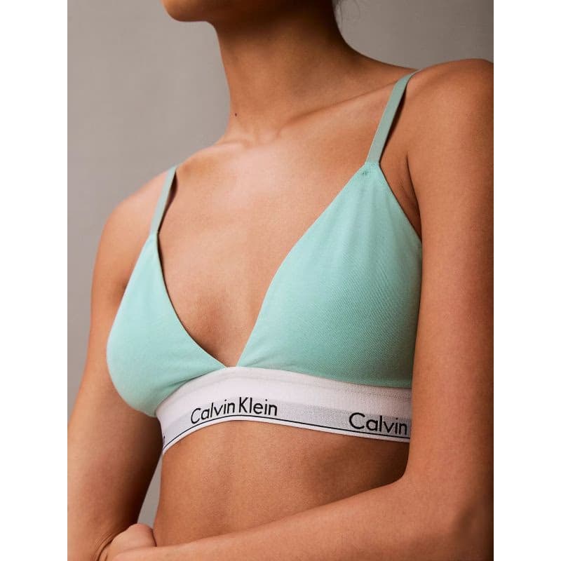 Dámska podprsenka CALVIN KLEIN LIGHTLY LINED TRIANGLE-Beau Blue 6