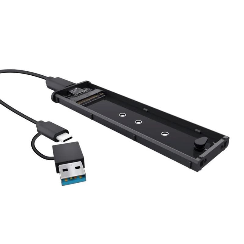 TRUST Externý box pre M.2 SSD, USB-C 3.2 Gen2, M.2 2280, čierna 3