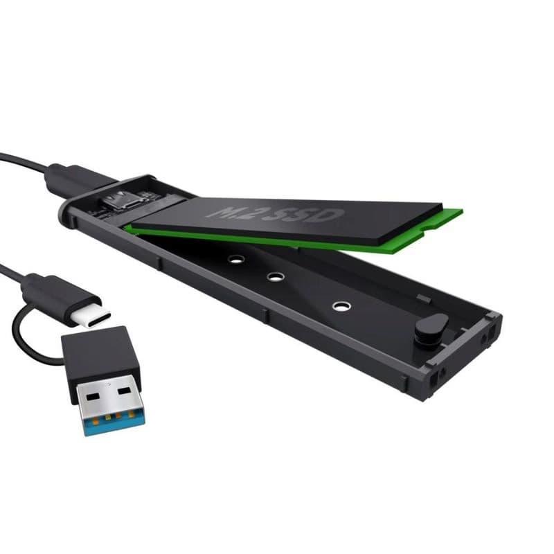 TRUST Externý box pre M.2 SSD, USB-C 3.2 Gen2, M.2 2280, čierna 4