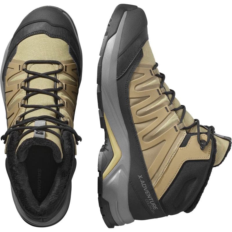 Pánske členkové zimné topánky SALOMON X-Adventure Coldrush WP M kelp black pewter 4