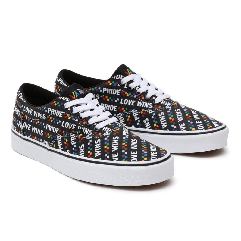 Pánska rekreačná obuv VANS MN Doheny (Pride) black white 3
