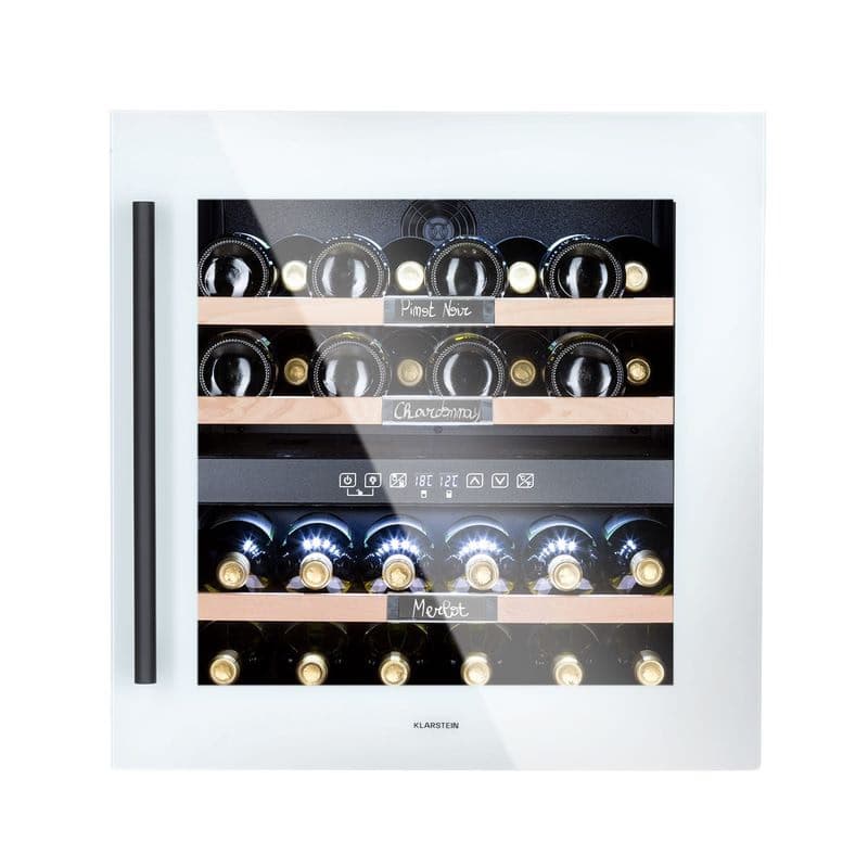 Klarstein Vinsider 36 Quartz Edition, vinotéka, 85 l, 5-22°C, 2 zóny 1