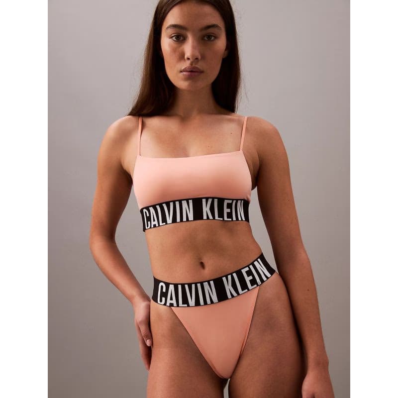 Dámska podprsenka CALVIN KLEIN UNLINED BRALETTE-Papaya Punch 2