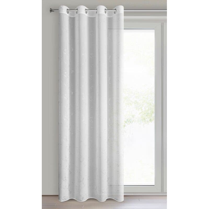 ArtFir Záclona IVA K | biela/strieborná 140 x 270 cm 2