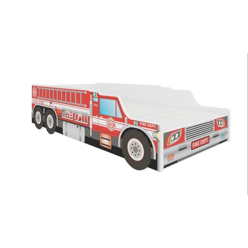 ArtAdrk Detská auto posteľ FIRE TRUCK Prevedenie: 80 x 160 cm