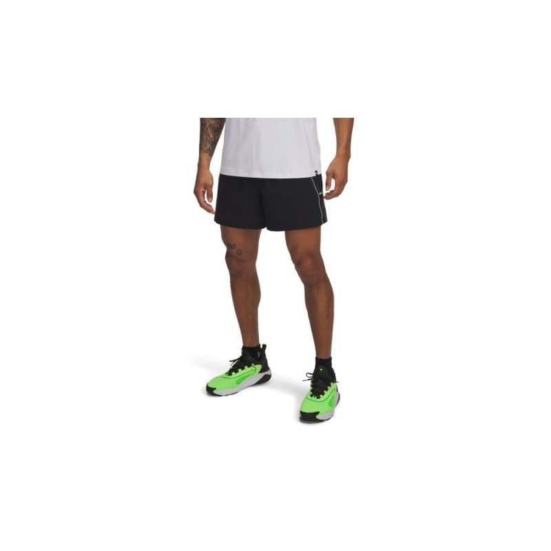 Pánske teplákové kraťasy UNDER ARMOUR PROJECT ROCK Short-BLK 1