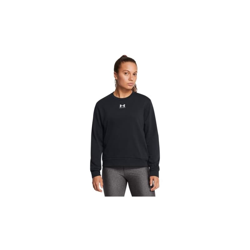 Dámska mikina UNDER ARMOUR Rival Terry Crew-BLK