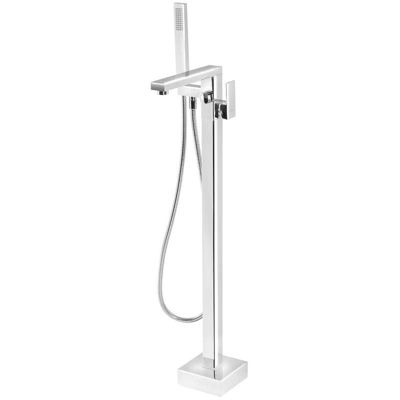 SAPHO - CUBEMIX vaňová batéria do podlahy, chróm CM021