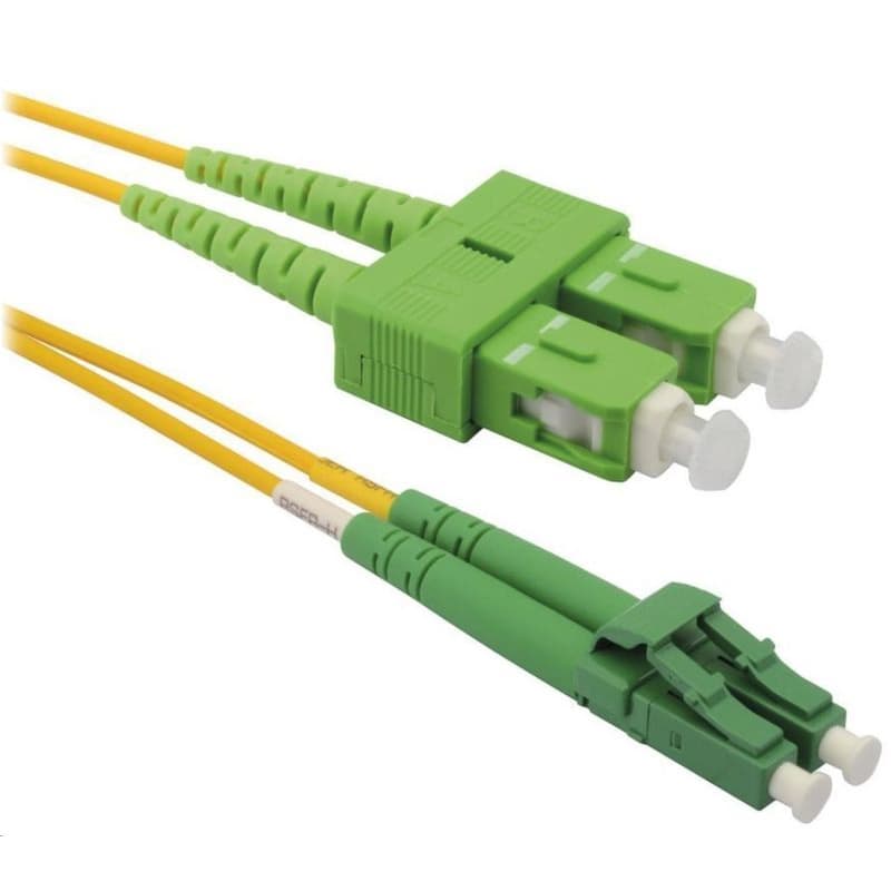 XtendLan Patch kábel, optický, LC-SC, APC/APC, 9/125µm, singlemode, duplex, 1m 1