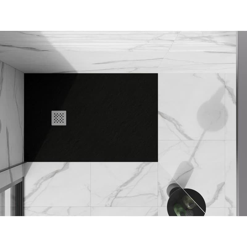 MEXEN - Stone+ sprchová vanička obdĺžniková 140x70, čierna 44707014 4