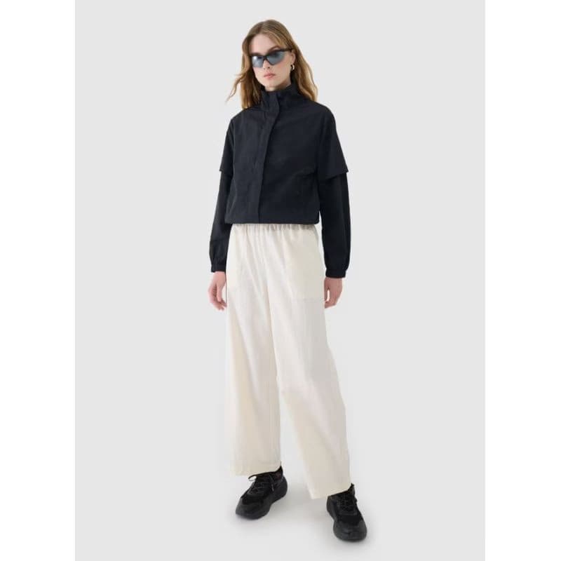 Dámska bunda 4F JACKET-WSS25TJACF190-20S-DEEP BLACK 6