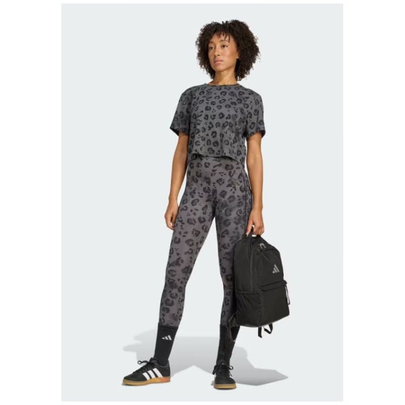 Dámske legíny ADIDAS OPT ESS 1 1 AOP GREY FIVE PRINT 3