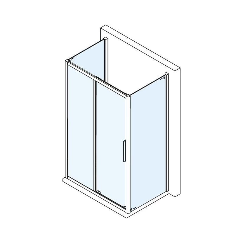 POLYSAN - EASY sprchový kout tri steny 1100x1000, L/P varianta, sklo Brick EL1138EL3438EL3438 3