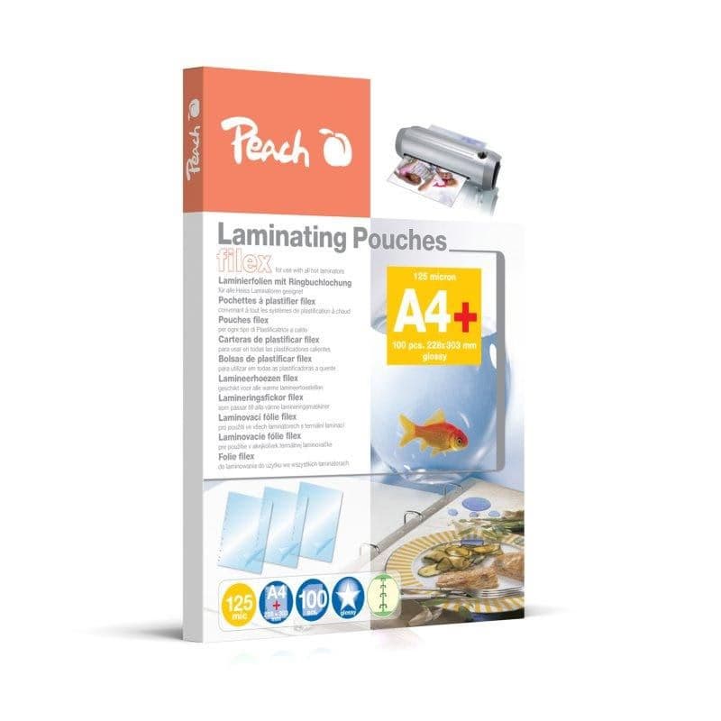 PEACH laminovacia fólia A4 (228x303mm), 125mic, Filex, 100ks 1