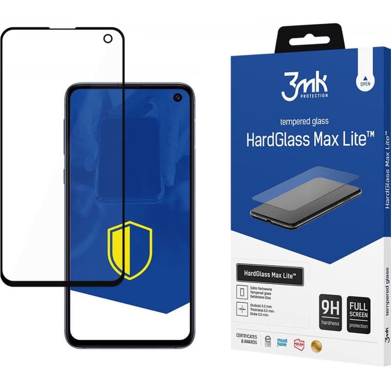 3mk tvrdené sklo HardGlass Max Lite Black pre Samsung Galaxy S10e (SM-G970) 2