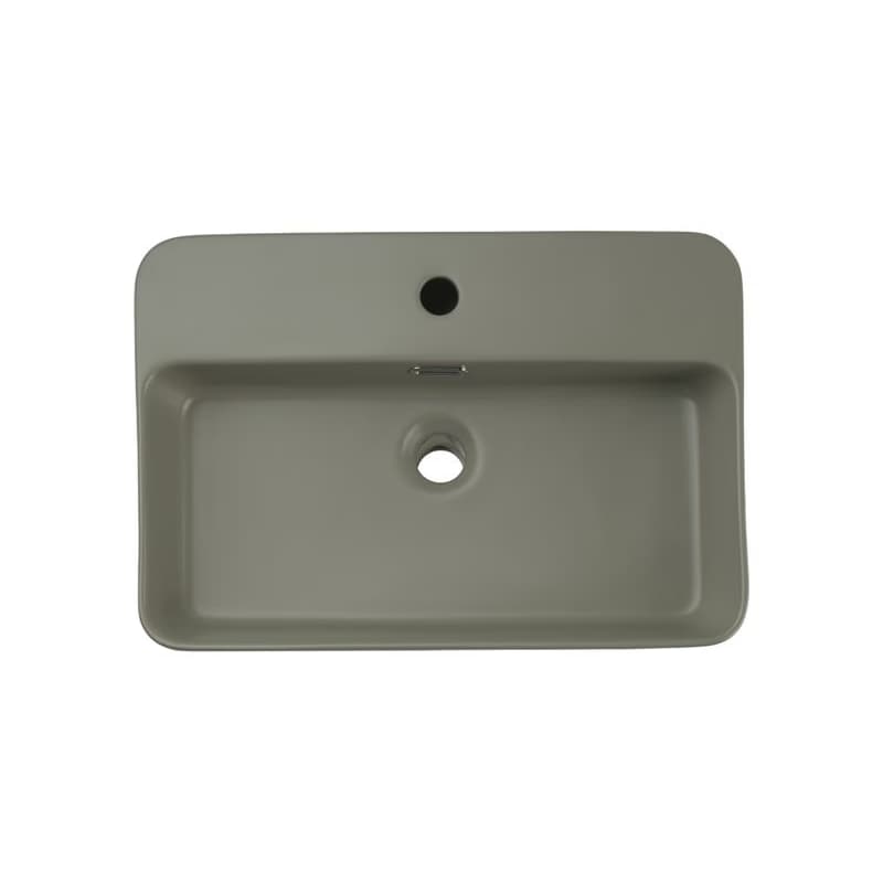 ArtCom Keramické umývadlo TRUST 2 E-6282 | zelený mat 55 cm 3