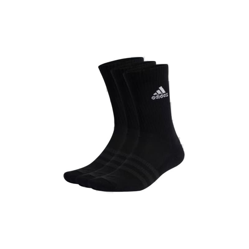 Ponožky ADIDAS 3 PACK-CUSH CRW -BLACK WHITE 1