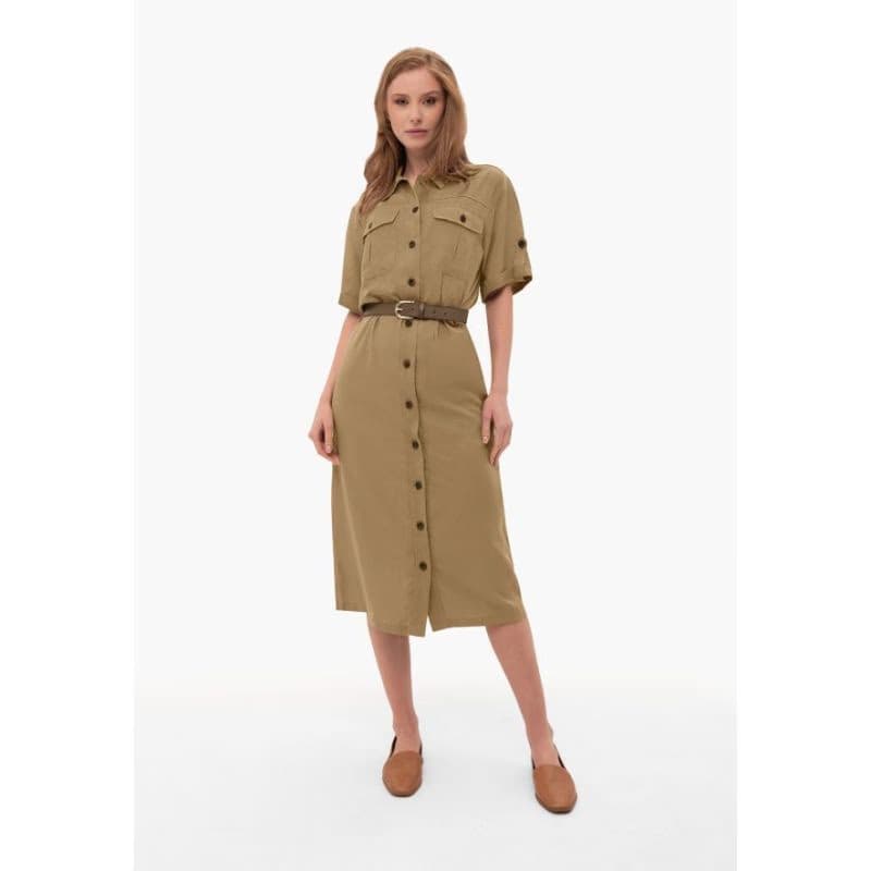 Dámske šaty VOLCANO HANA-102-BEIGE 3