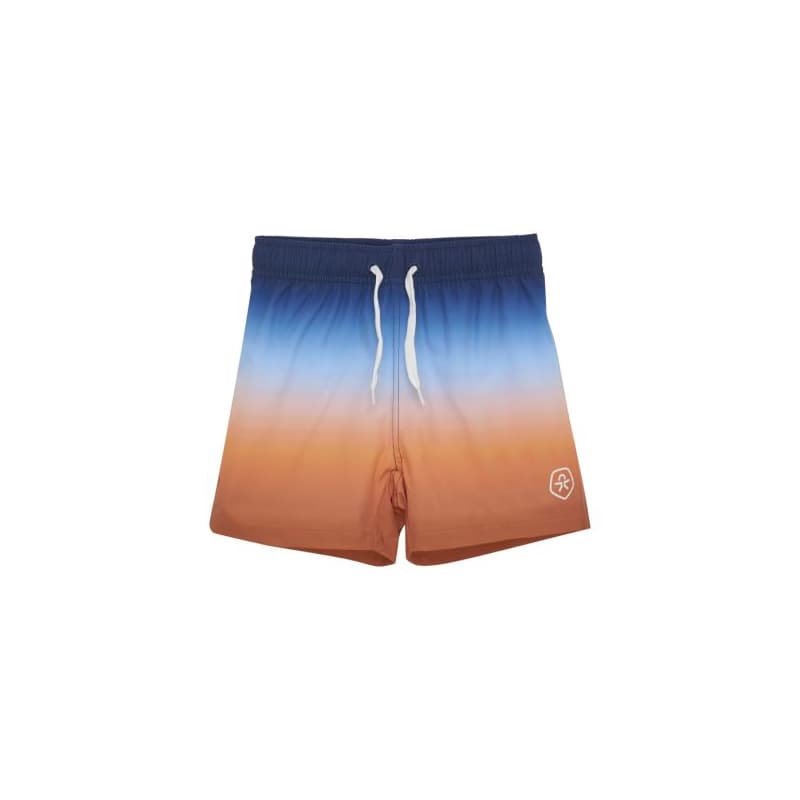 Chlapčenské plavky COLOR KIDS Swim Shorts, AOP, tangerine