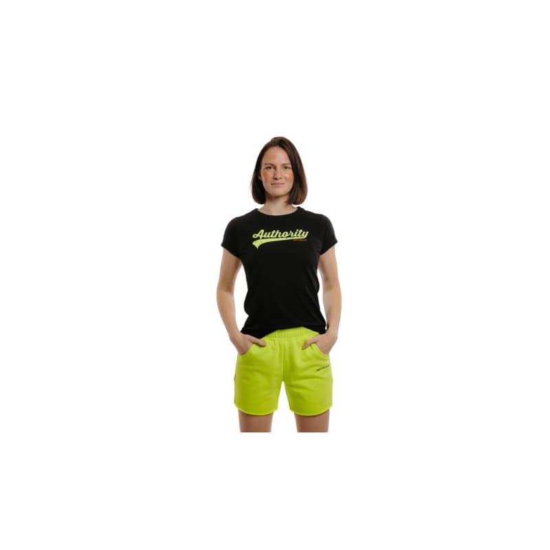 Dámske teplákové kraťasy AUTHORITY TS_LOA W yellow 1