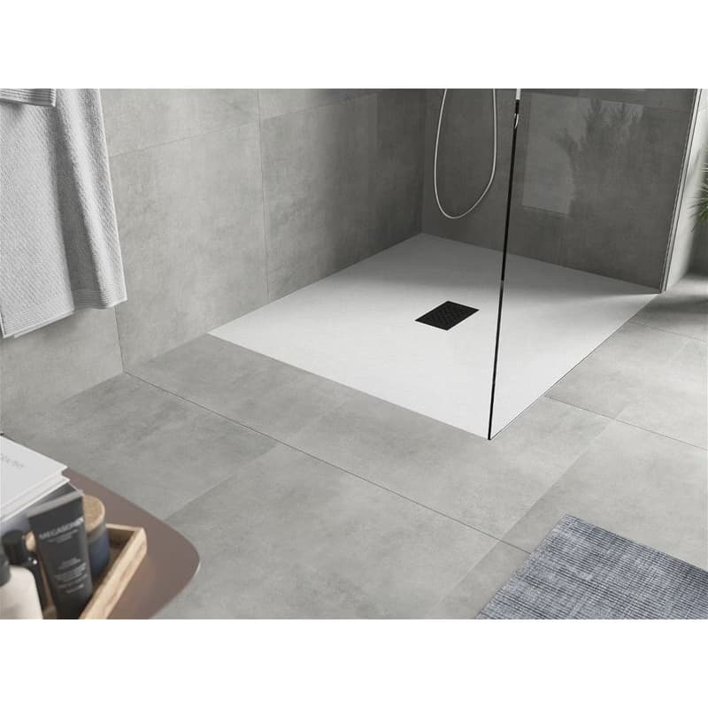 MEXEN/S - Hugo sprchová vanička SMC 130x100, biela, krytka čierna 42101013-B 2