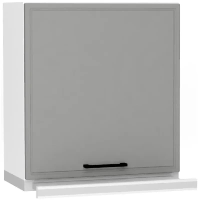 Kuchynská skrinka Emily W60/68 Slim Pl so strieborným digestorom  Dast Grey 1