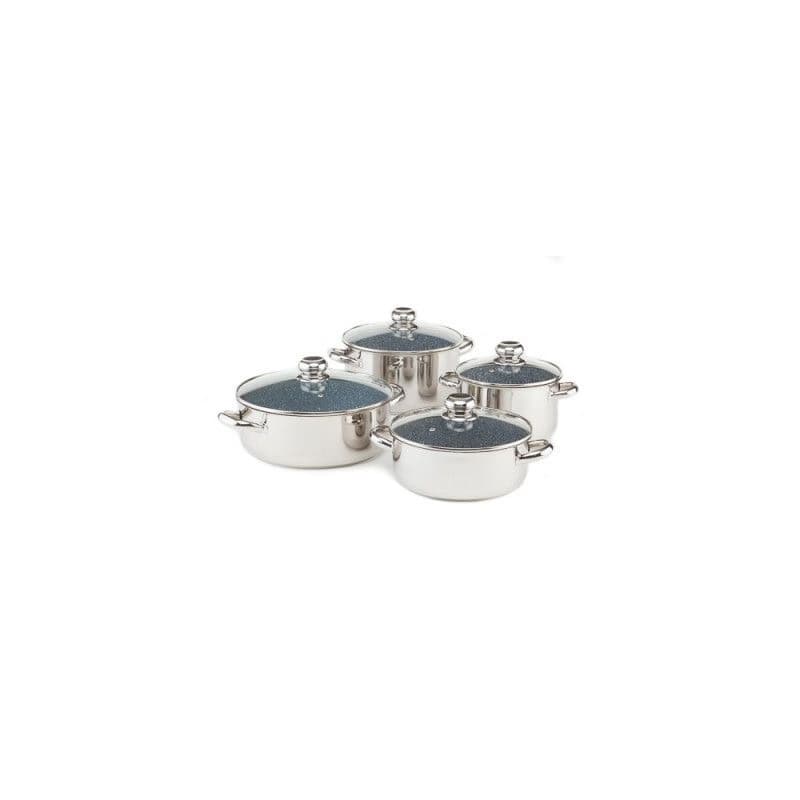 Kolimax Sada riadu CERAMMAX PRO STANDARD, 8 dielov, keramický povrch šedý granit 1