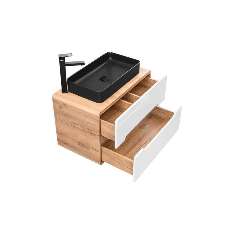 ArtCom Keramické umývadlo UM-6275 SLIM 2 | čierny mat 60 cm 6