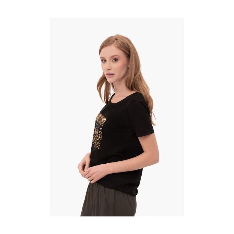 Dámske tričko s krátkym rukávom VOLCANO QUEEN-700-BLACK 2