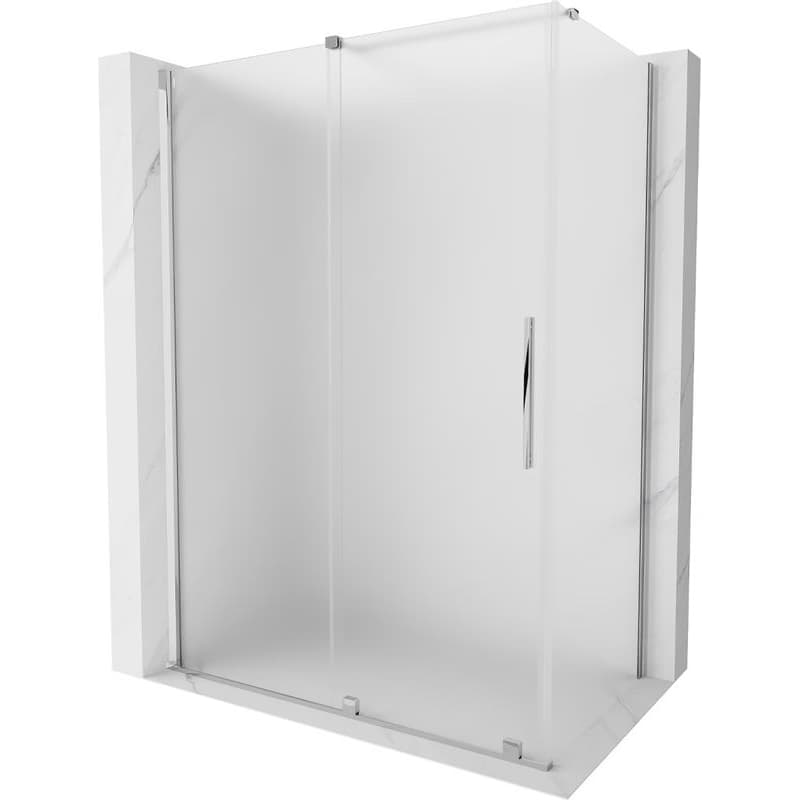 MEXEN/S - Velár sprchovací kút, posuvné dvere 150 x 70, dekor, chróm 871-150-070-31-01 1