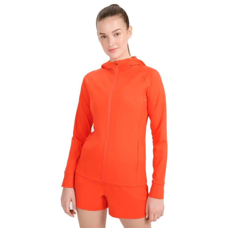 Dámska tréningová mikina so zipsom 4F SWEATSHIRT FNK F467-62S-RED 2