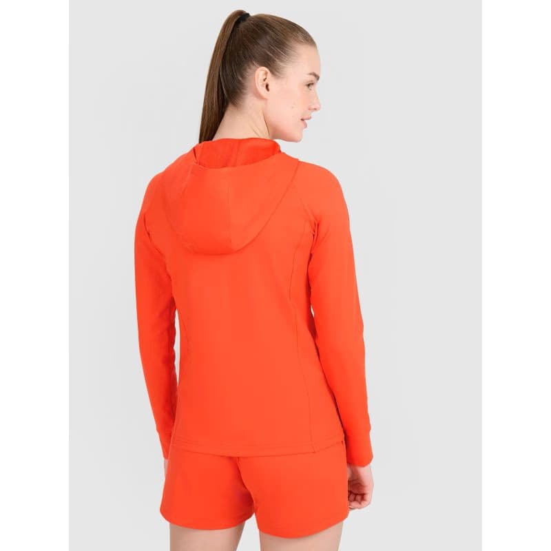 Dámska tréningová mikina so zipsom 4F SWEATSHIRT FNK F467-62S-RED 4