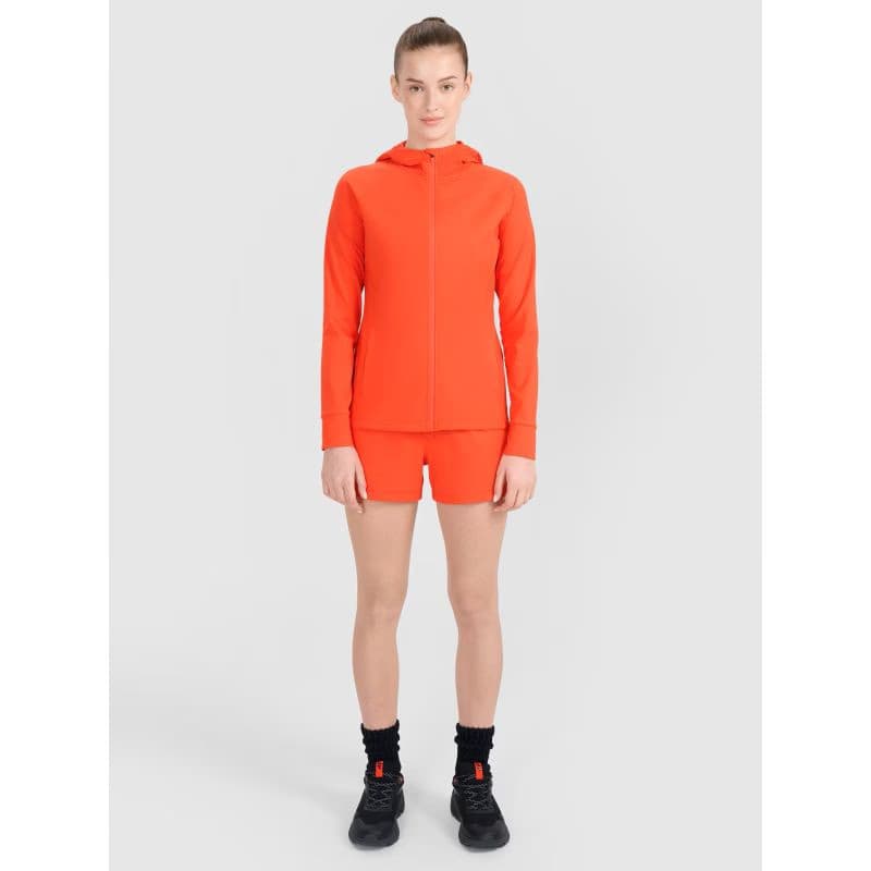 Dámska tréningová mikina so zipsom 4F SWEATSHIRT FNK F467-62S-RED 5