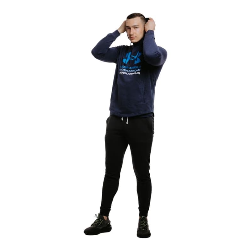 Pánska mikina s kapucňou UNDER ARMOUR UA Rival Terry Graphic Hood-BLU 2