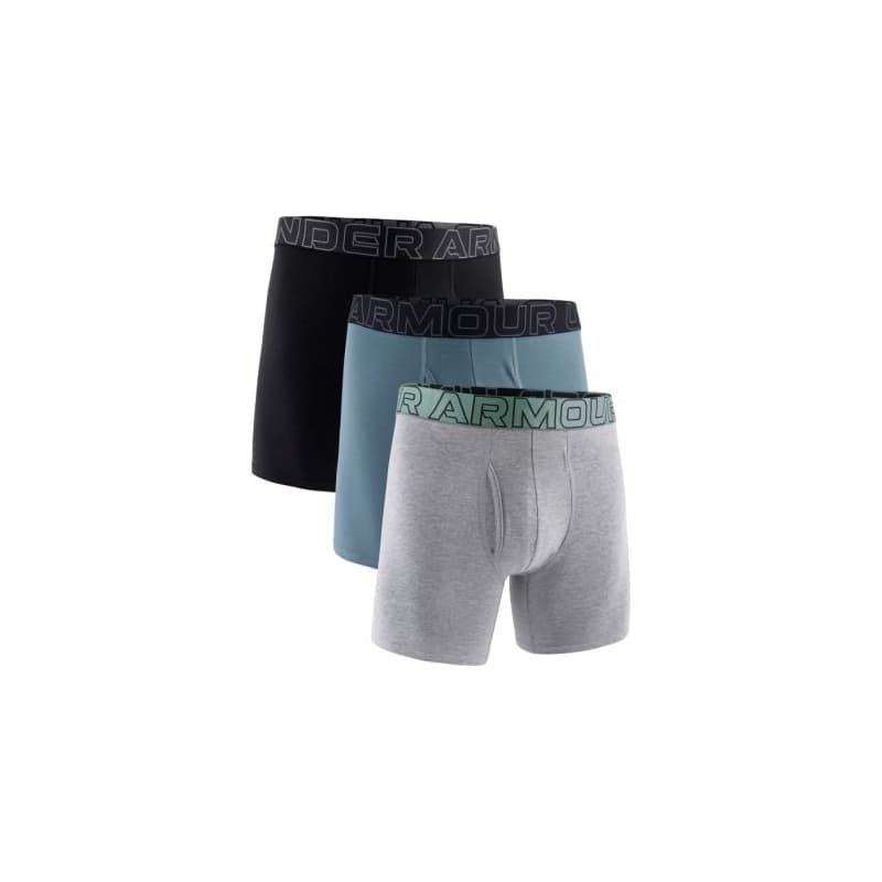 Pánske boxerky UNDER ARMOUR 3 PACK-M UA Perf Cotton 6in-Mix