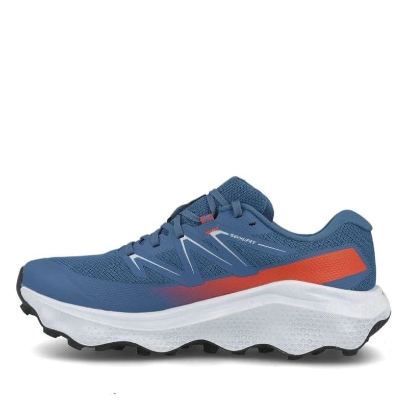 Pánska bežecká trailová obuv SALOMON Ultra Flow 2 GTX M dark blue ballad blue cherry tomato 3