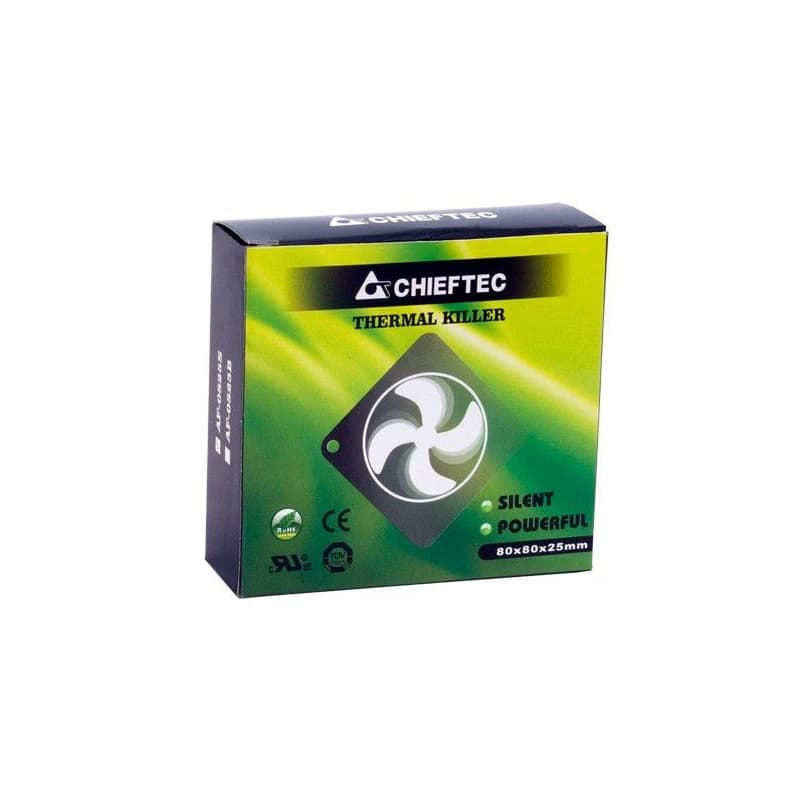 CHIEFTEC vetrák AF-0825S, 80x80x25 mm Sleeve Fan, with 3/4pin connector 2