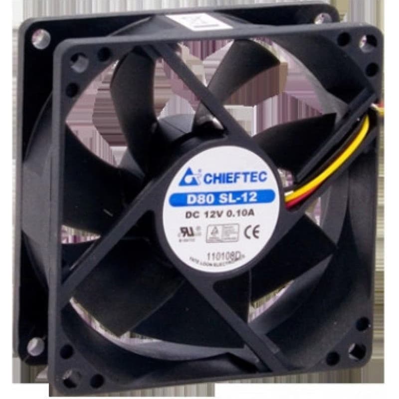 CHIEFTEC vetrák AF-0825S, 80x80x25 mm Sleeve Fan, with 3/4pin connector 3