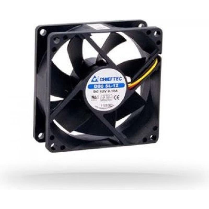 CHIEFTEC vetrák AF-0825S, 80x80x25 mm Sleeve Fan, with 3/4pin connector 6