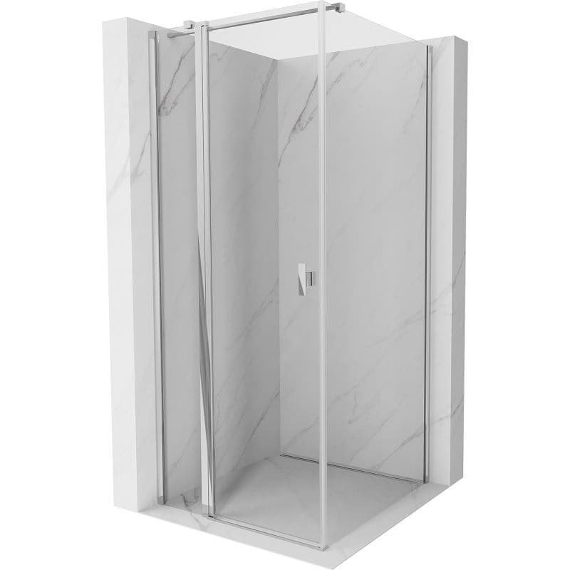 MEXEN/S - Mist T sprchovací kút dvere krídlové 70 x 70, transparent, chróm 8A4T-070-070-01-00 1
