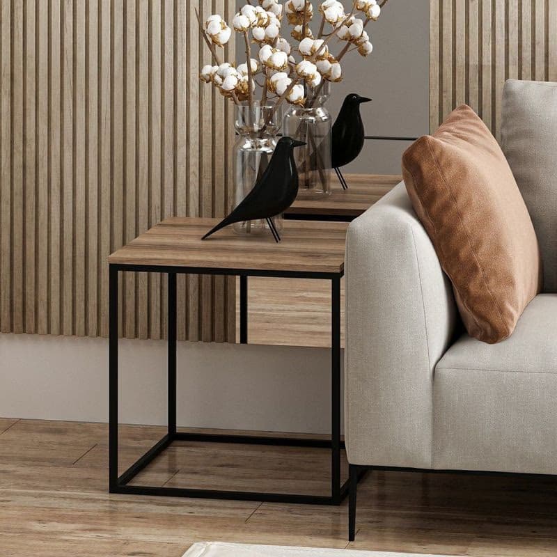 Príručný stolík / Odkladací stolík Basak - Walnut 6