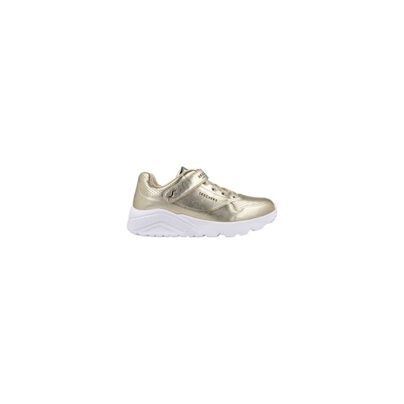 Dievčenská rekreačná obuv SKECHERS Uno Lite Chrome Steps gold 1
