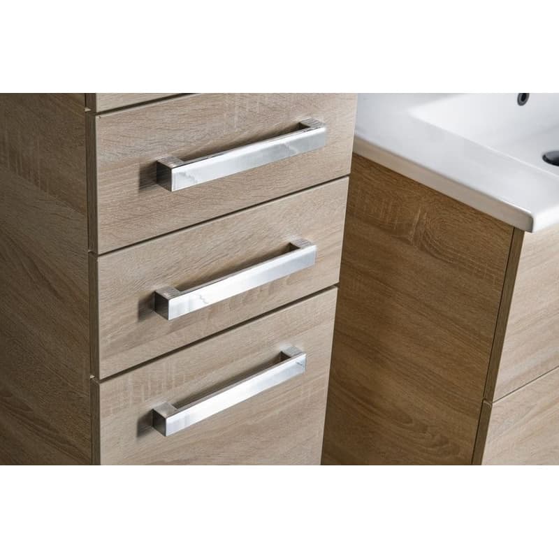 AQUALINE - VEGA Skrinka vysoká 35x184x31cm, dub platin VG985 4
