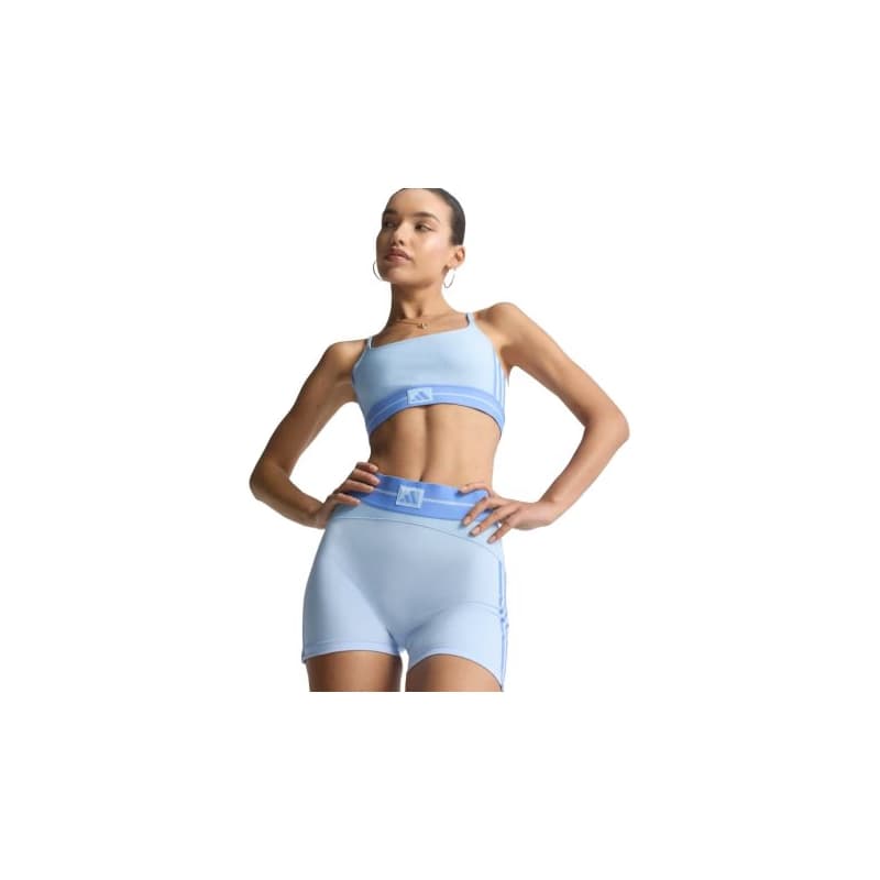 Dámske tréningové kraťasy ADIDAS HYG RIB 1 4 GLOBLU BLUFUS 1