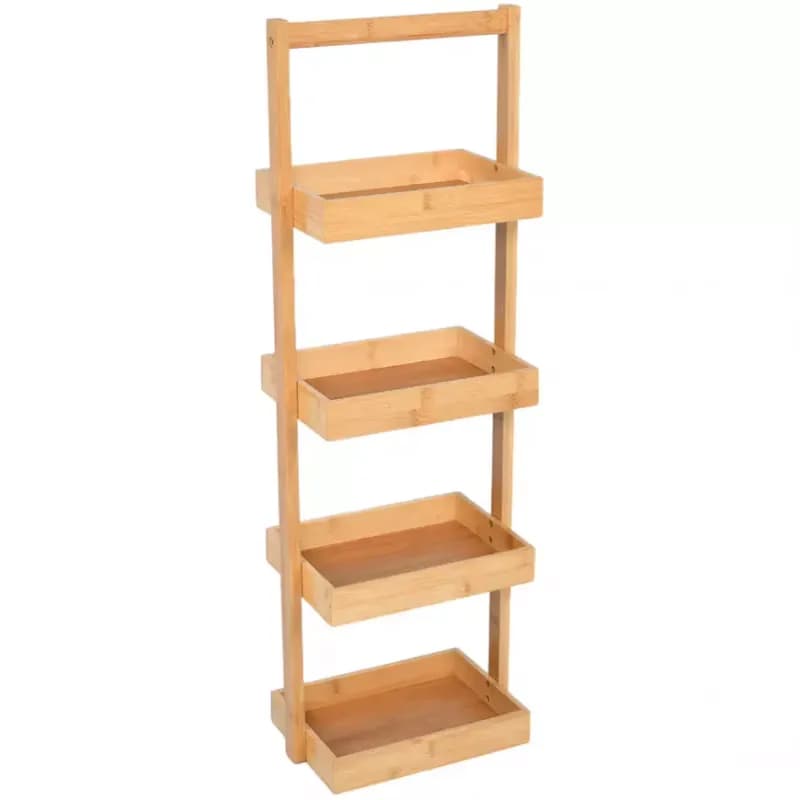 Kúpeľňová Polička Bambus 28x18x84cm Sca0209aa-A