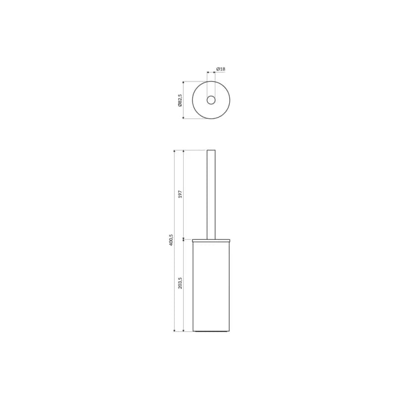 OMNIRES - MODERN PROJECT WC kefa, meď MP60622CP 2