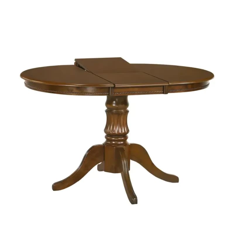 Rozkladací stôl William 90/124x90cm Mdf/Drevo – Orech 1