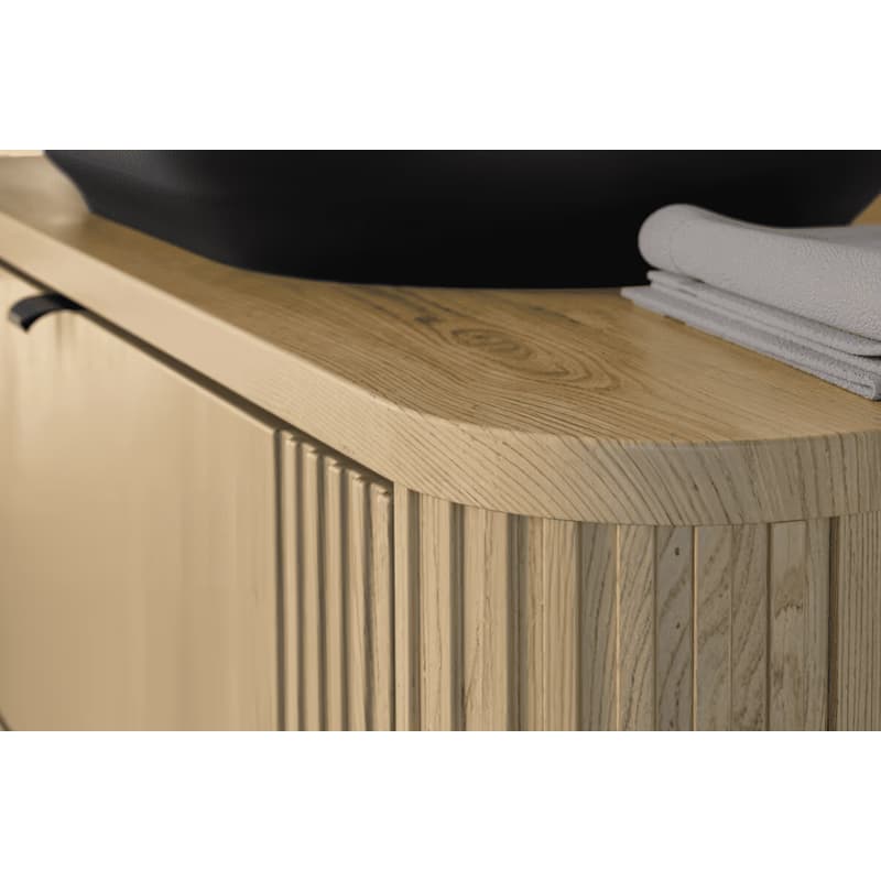ArtCom Doska pod umývadlo OVALIA | dub cremona Typ: Doska 80 cm / 89-80 6
